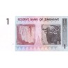 SIMBABWE – PICK 65 – 1 DOLLAR – 2007 – BUFFALO