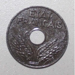 FRANCE - KM 900.2a - 20 CENTIMES 1944 - TYPE 20 Iron