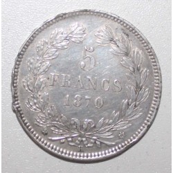 FRANCE - 5 FRANCS 1870 K - Bordeaux - TYPE CERES - Frame trace