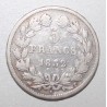 GADOURY 678 - 5 FRANCS 1832 T - Nantes - TYPE LOUIS PHILIPPE 1er - KM 749