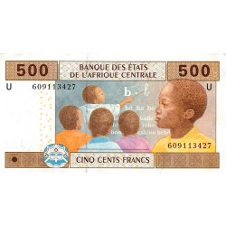 STAATEN VON ZENTRALAFRIKA - KAMERUN - PICK 206 u - 500 FRANCS 2002