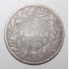 FRANKREICH -  KM 737 - 5 FRANCS 1830 A - Paris - LOUIS PHILIPPE - Ohne I.