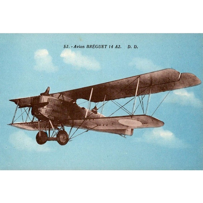 AVIATION - AVION BREGUET 14 A2.