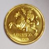 LITHUANIA -  KM 106 - 10 CENTU 2010