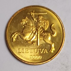 LITHUANIA -  KM 108 - 50 CENTU 2000