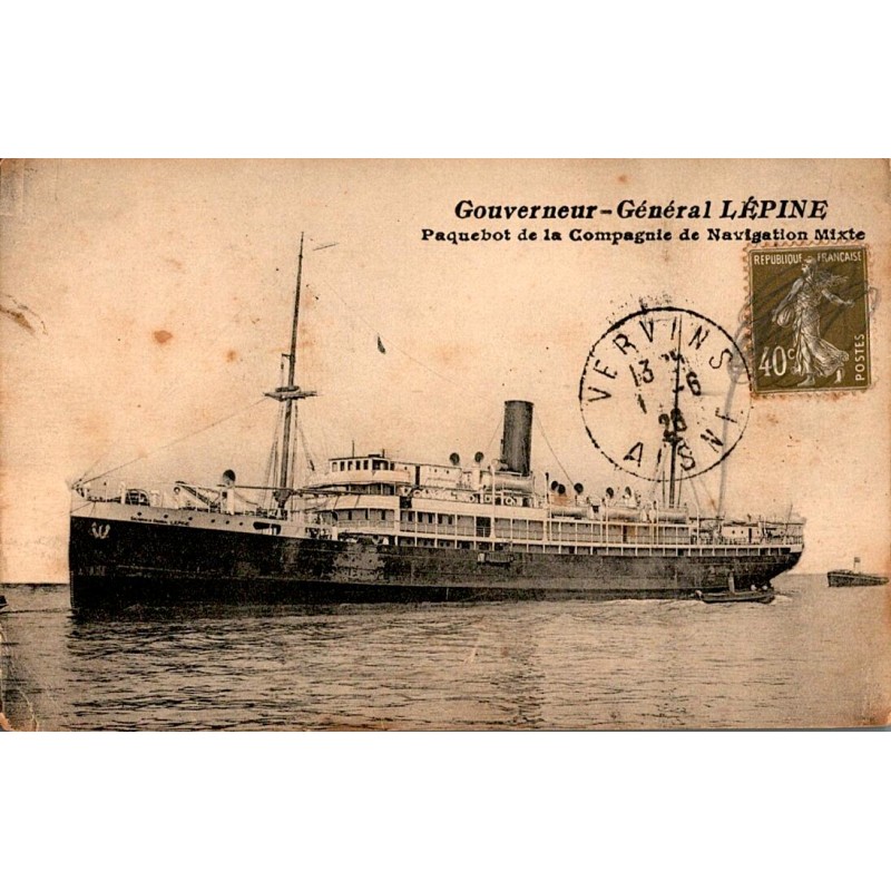 BATEAU -GOUVERNEUR- GENERAL LEPINE