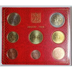 VATICAN - COFFRET EURO BRILLANT UNIVERSEL  2024 - 8 pièces - Armoiries du Pape François