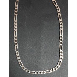 SILVER CHAIN - FIGARO MESH