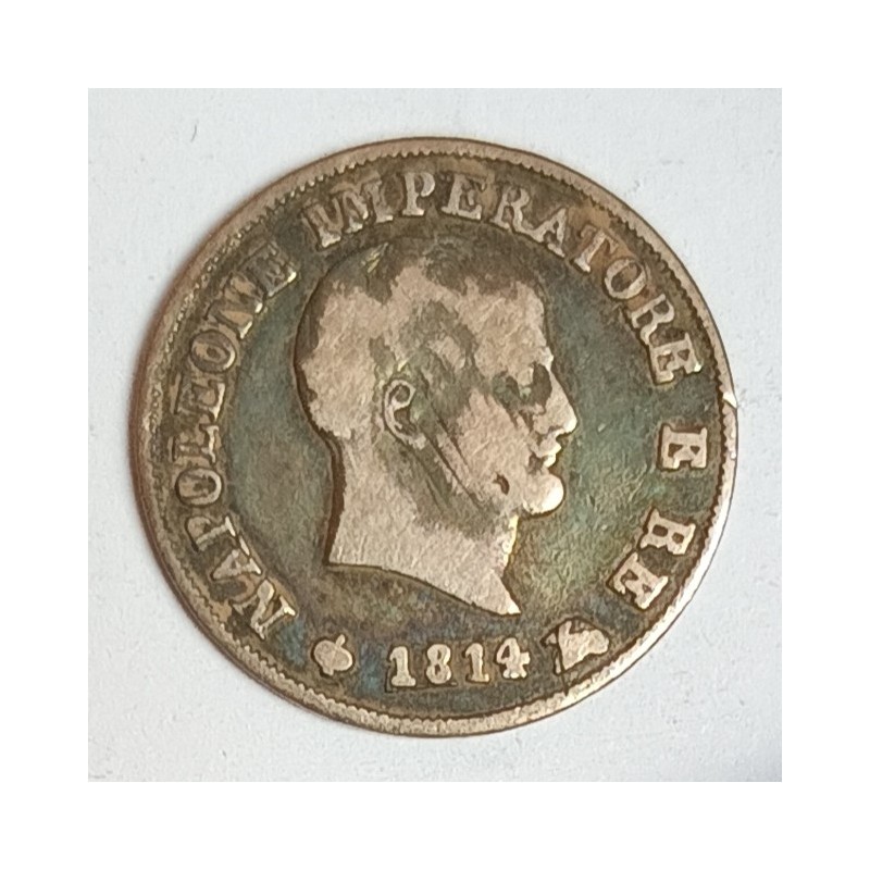 ITALY - NAPOLEON I - 10 SOLDI 1814 M - TRES BEAU