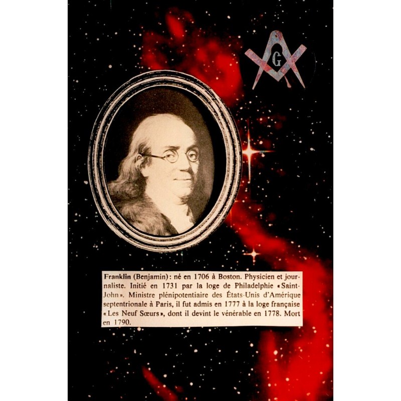 FRANC-MACONNERIE - BENJAMIN FRANKLIN