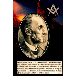 FREEMASONRY - JULES MÉLINE, DEPUTY OF THE VOSGES