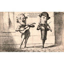 DAUMIER'S WORK - NUMBER 28 - MUSICAL STUDIES - FORMER ACCESSITS DU CONSERVATOIRE