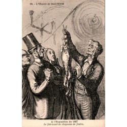 DAUMIER'S WORK - NUMBER 68 - AT THE 1867 EXHIBITION THE FELT HAT MAKER