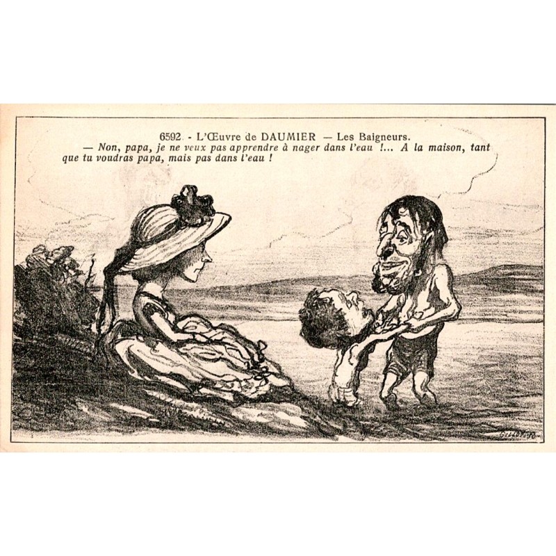 L'OEUVRE DE DAUMIER - NUMERO 6592 - LES BAIGNEURS