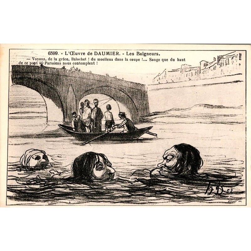 L'OEUVRE DE DAUMIER - NUMERO 6599 - LES BAIGNEURS