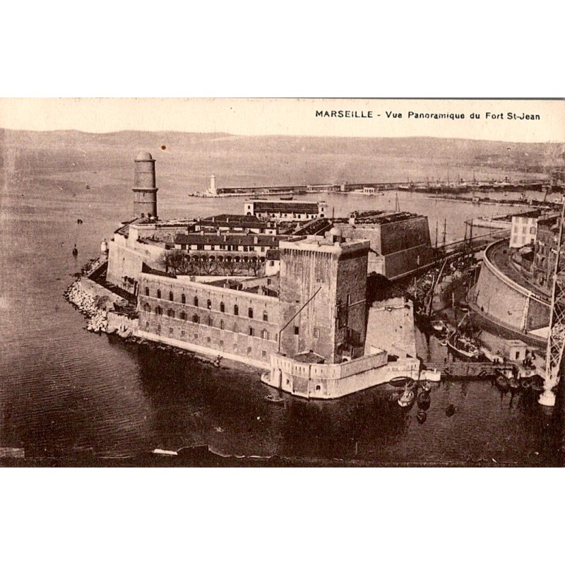 13000 MARSEILLE - VUE PANORAMIQUE DU FORT-ST-JEAN