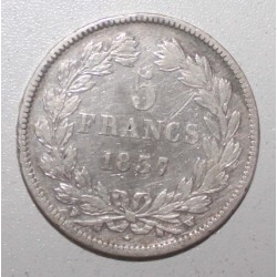 FRANKREICH - KM 749 - 5 FRANCS 1837 W - Lille - TYP LOUIS PHILIPPE 1