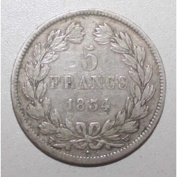 FRANCE - KM 749 - 5 FRANCS 1834 W - Lille - TYPE LOUIS PHILIPPE 1