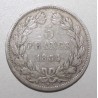 FRANCE - KM 749 - 5 FRANCS 1834 W - Lille - TYPE LOUIS PHILIPPE 1