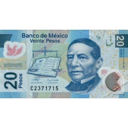 MEXICO - PICK 122 b - 20 PESOS - 19/06/2006