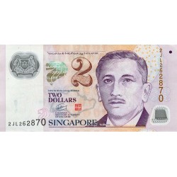 SINGAPORE - PICK 46 a - 2 DOLLARS - 2005 - POLYMERE