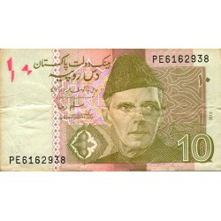 PAKISTAN - PICK 45 e - 10 RUPEES - 2010