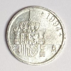 SPAIN - KM 832 - 1 PESETA 1994 - JUAN CARLOS I