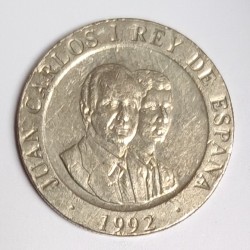 ESPAGNE - KM 910 - 200 PESETAS 1992 - MADRID - L'OURS ET L'ARBOUSIER - JUAN CARLOS I