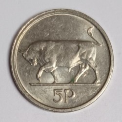 IRELAND - KM 28 - 5 PENCE...