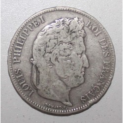 GADOURY 678 - 5 FRANCS 1833 B - Rouen - TYPE LOUIS PHILIPPE 1er - KM 749