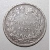 FRANCE - KM 749 - 5 FRANCS 1833 W - Lille - TYPE LOUIS PHILIPPE 1st