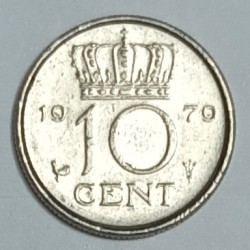 NETHERLANDS - KM 182 - 10 CENTS 1979 - JULIANA