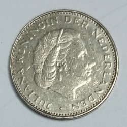 NETHERLANDS - KM 191 - 2 1/2 GULDEN 1972 - JULIANA