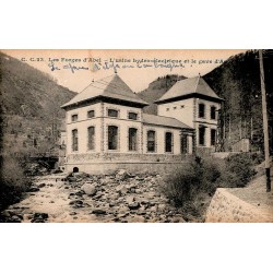 64360 - LES FORGES D'ABEL - THE HYDRO-ELECTRIC PLANT AND THE GAVE D'ASPE