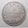 FRANKREICH - KM 749 - 5 FRANCS 1843 K - Bordeaux - TYP LOUIS PHILIPPE 1