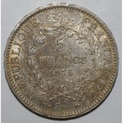 FRANKREICH - KM 820 - 5 FRANCS 1876 A - Paris - TYP HERCULE