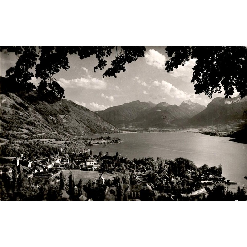 74000 - LAKE ANNECY - GENERAL VIEW OF THE PETIT LAC AND TALLOIRES