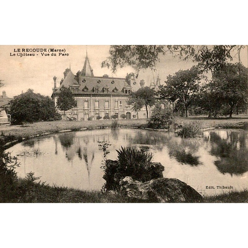 51000 - LE RECOUDE - LE CHATEAU - VUE DU PARC