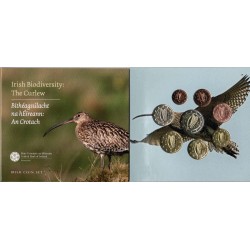 IRLAND - MINTSET 2024 - BLISTERCARD - 8 COINS (3.88 euros) - THE CURLEW