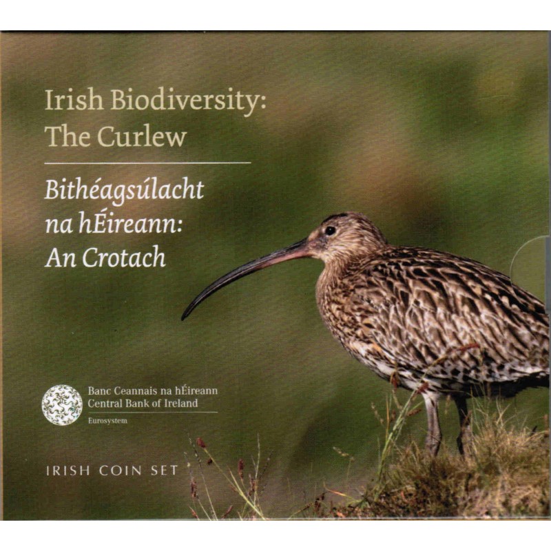 IRLAND - MINTSET 2024 - BLISTERCARD - 8 COINS (3.88 euros) - THE CURLEW