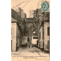 62200 - BOULOGNE-SUR-MER - RUE DES MACHICOULIS (1907)