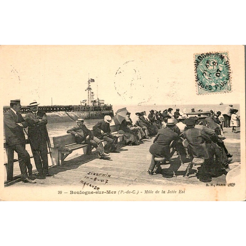 62200 - BOULOGNE-SUR-MER - PIER OF THE EAST PIER (1907)