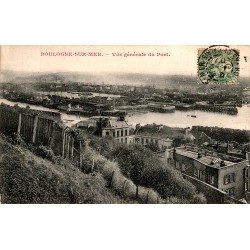 62200 - BOULOGNE-SUR-MER - VUE GENERALE DU PORT (1907)