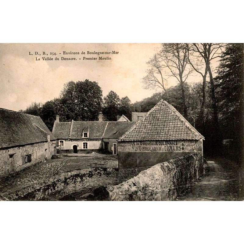 62200 - SURROUNDINGS OF BOULOGNE-SUR-MER - THE DENACRE VALLEY - FIRST MILL (1905)