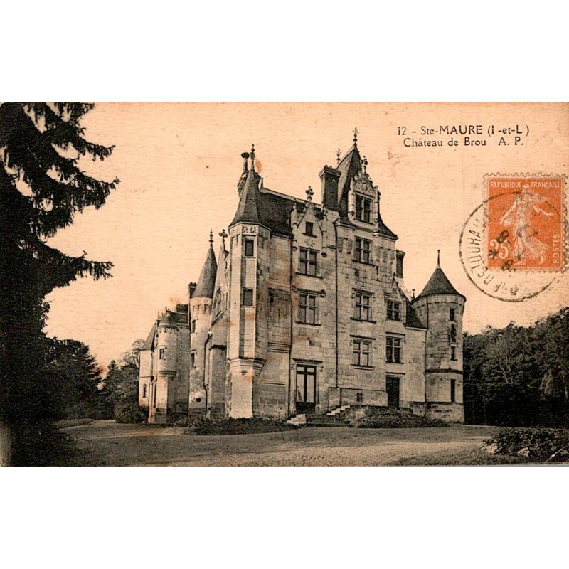 94100 - STE-MAURE - CHÂTEAU DE BROU