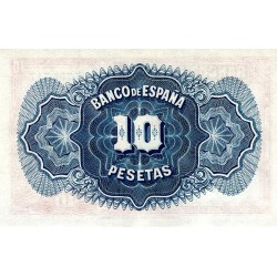 ESPAGNE - PICK 86 a - 10 PESETAS - 1935 (1936)