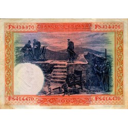 ESPAGNE - PICK 69 c - 100 PESETAS - 01/07/1925