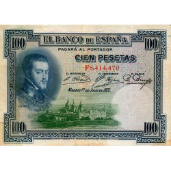 SPAIN - PICK 69 c - 100 PESETAS - 01/07/1925