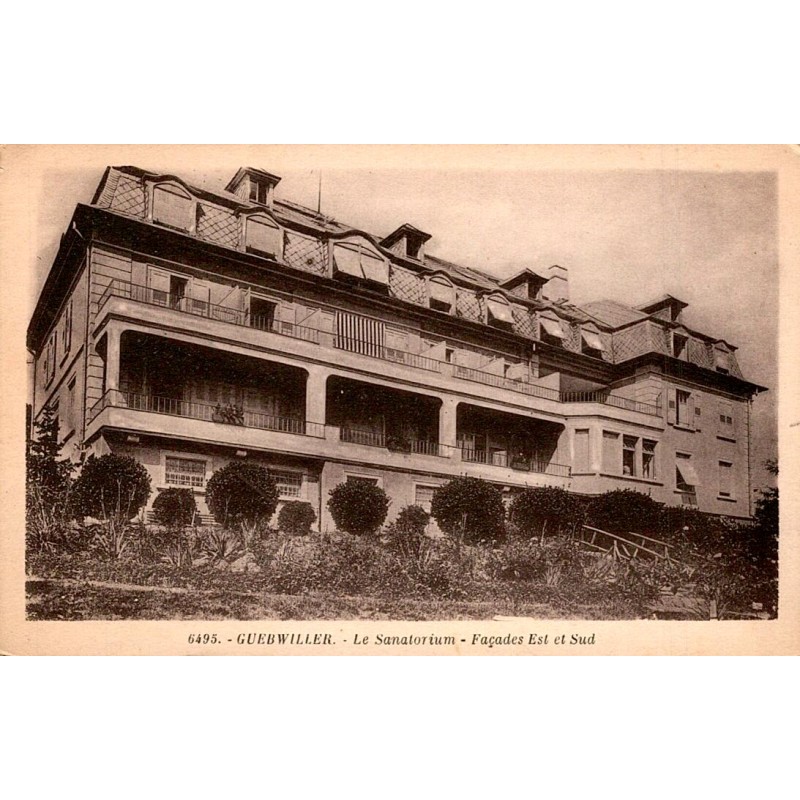 68500 - GUEBWILLER - LE SANATORIUM - FACADES EST ET SUD