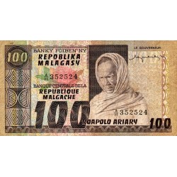 MADAGASCAR - PICK 63 - 100 FRANCS - NON DATE